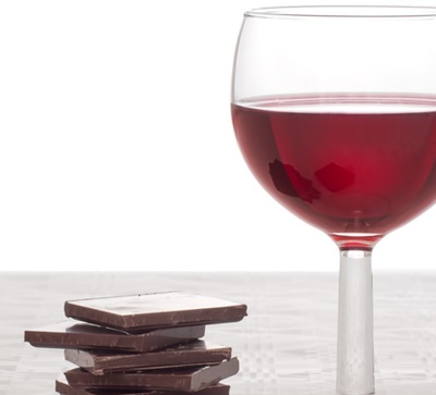 heart healthy chocolate red wine