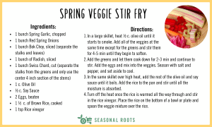 Spring Veggie Stir Fry Recipe