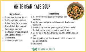 Spring White Bean Kale Soup Recipe