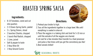 Roasted Spring Salsa Recipe