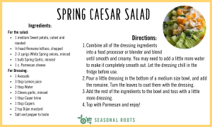 Spring Caesar Salad Recipe
