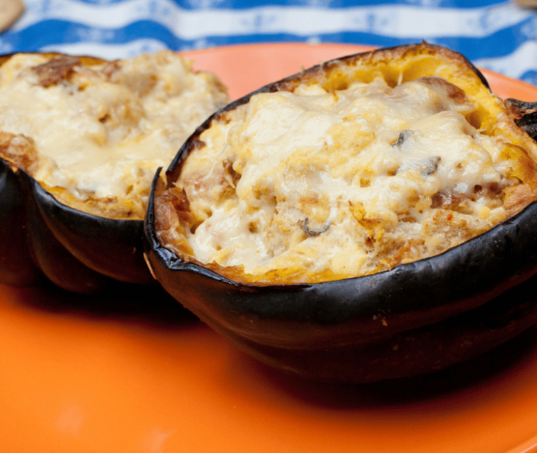 Stuffed Acorn Squash Seasonal Roots